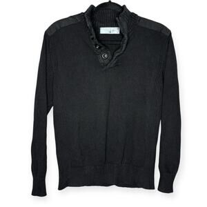 Oscar de la Renta black 100% cotton sweater women’s size medium black label